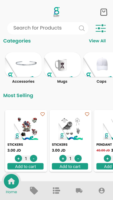 Glory Store Screenshot