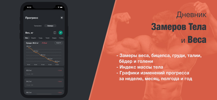 Дневник Тренировок - My Fit