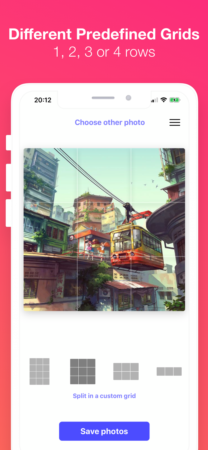 Griddy Plus Split Pic in Grid