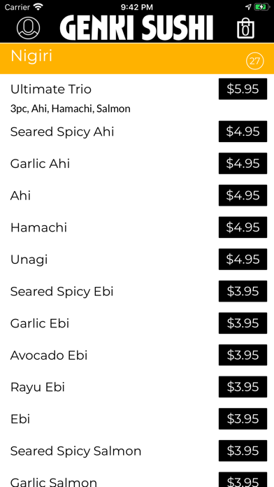 Genki Sushi, USA Screenshot
