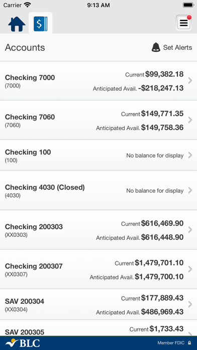 BLC Community Bank Business Screenshot