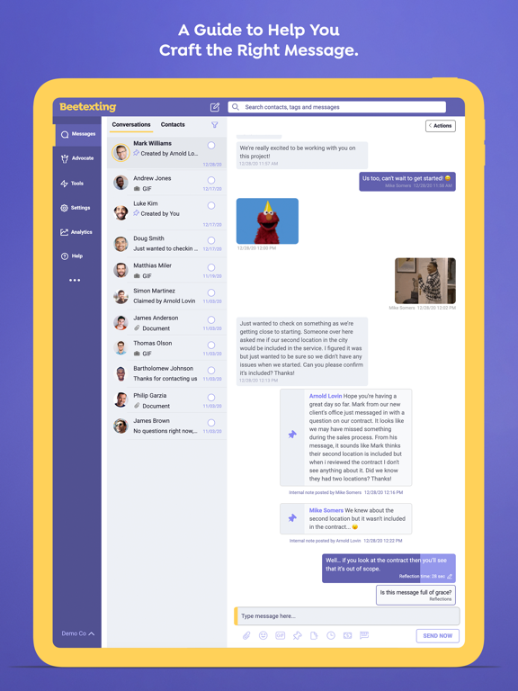 Screenshot #6 pour Beetexting