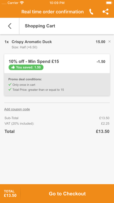 Yeung Express Takeaway London Screenshot