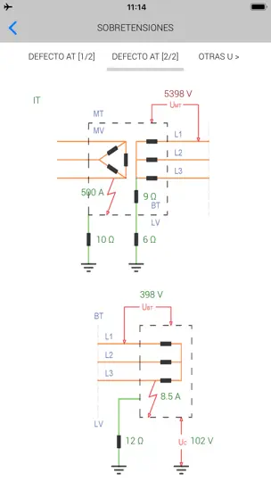 Captura de pantalla de InstElectric Pro Electricidad en iPhone 2