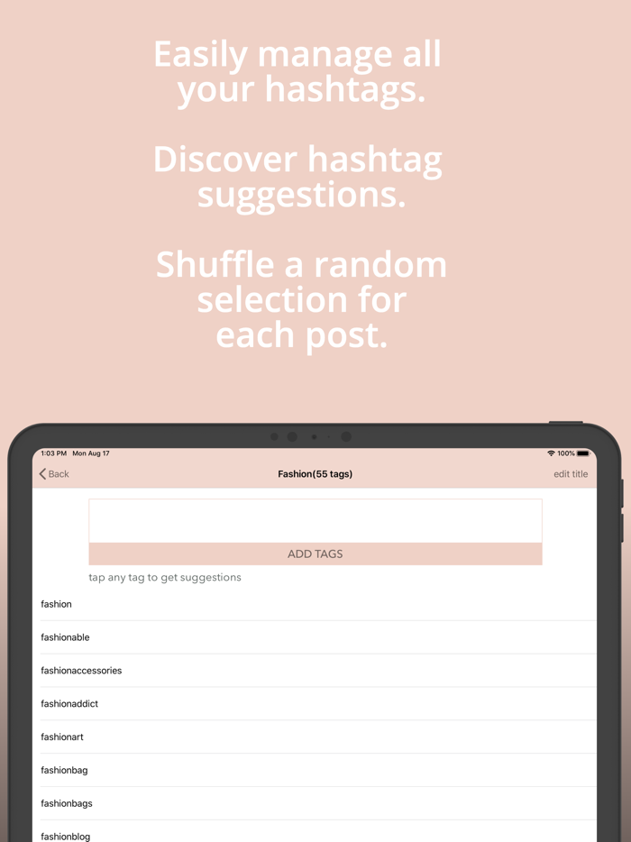 HishHashsocial media manager