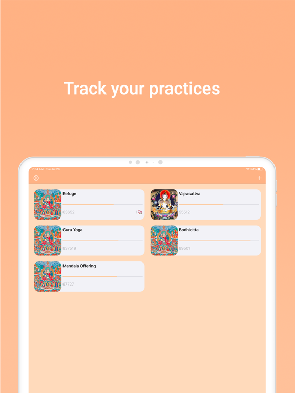Count Prayers iPad screenshot 1 - Utilities app
