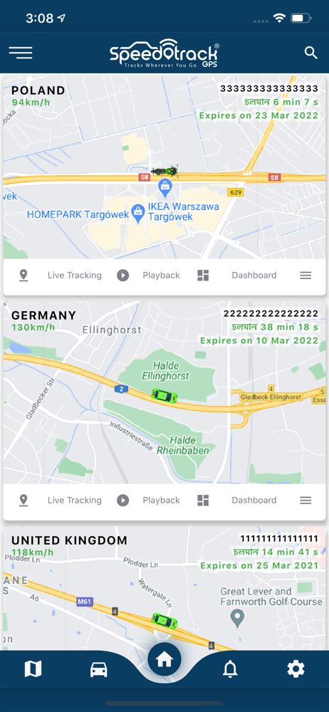 Speedotrack GPS Tracking screenshot 1