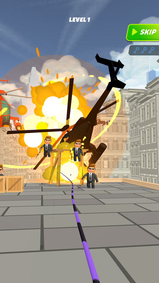 #3. Ropeman 3D (iOS) 由: Lion Studios