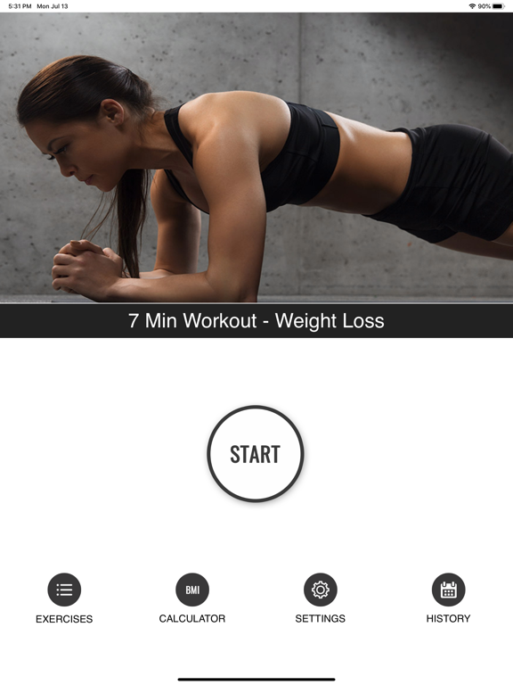 Screenshot #4 pour 7 Min Workout - Weight Loss