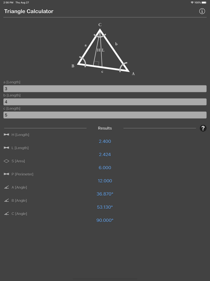 Triangle Calculator Plus