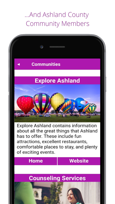 Ashland Healthy Mind Screenshot