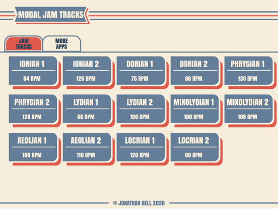 Screenshot #4 pour Modal Guitar Jam Tracks