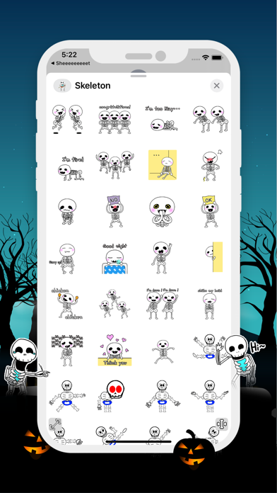 Halloween Skeleton Animated Screenshot