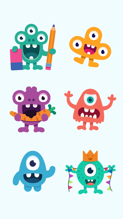 Screenshot #2 pour Happy Monster stickers