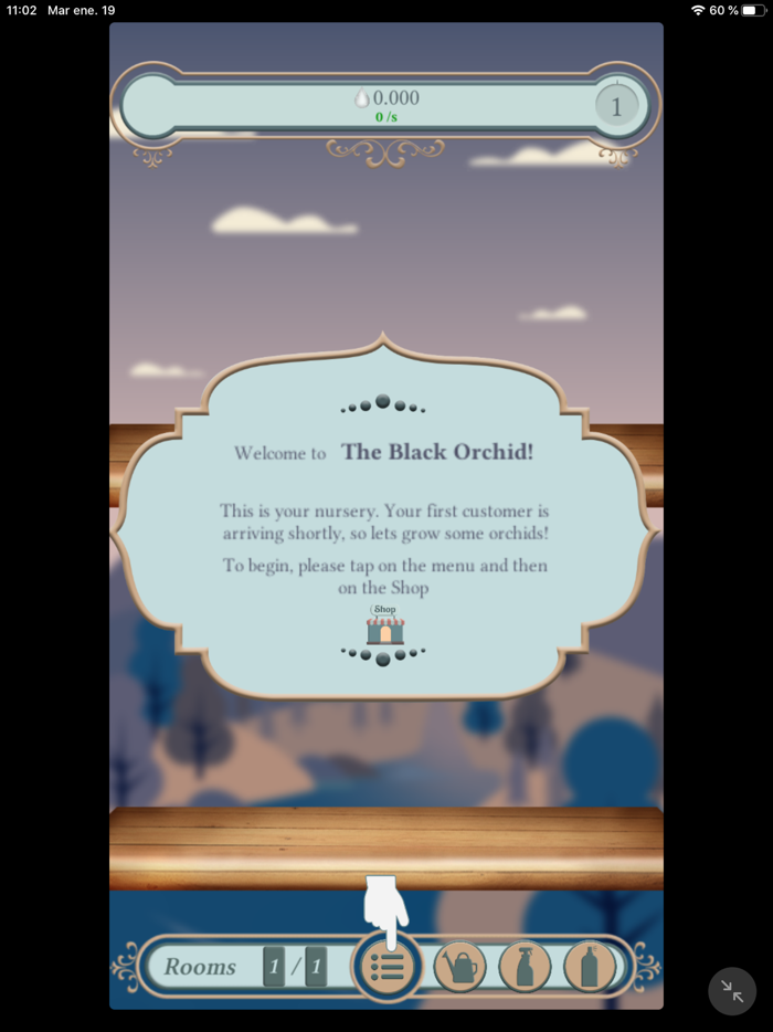 The Black Orchid - Idle Garden