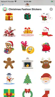christmas fashion stickers iphone screenshot 2