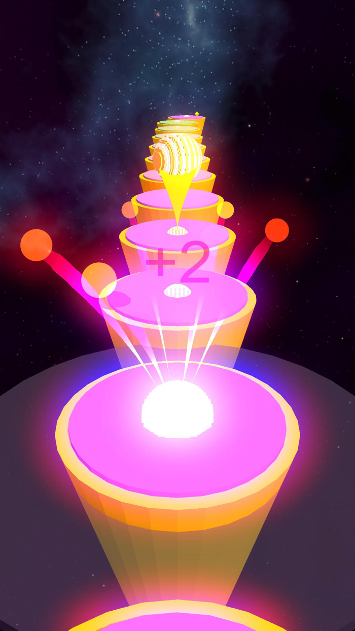 Jump Ball - Hop Stack Color 3D