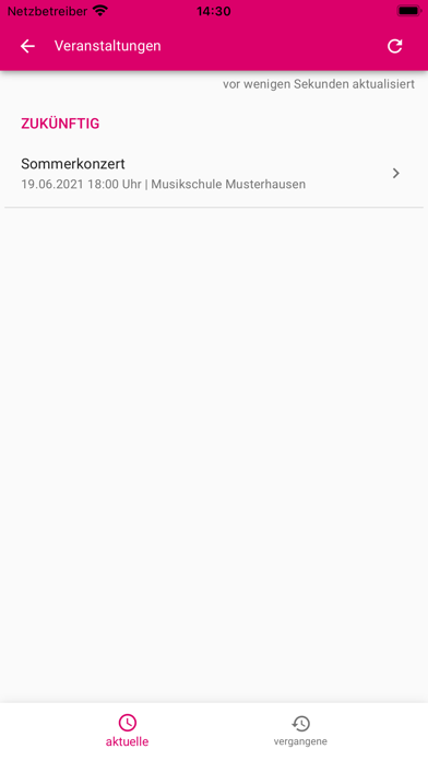 Musikschule GAP Screenshot