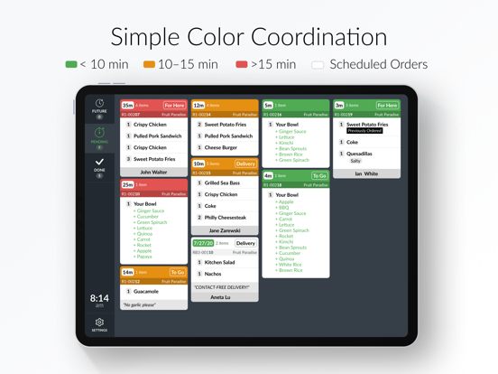 Figure KDS iPad screenshot 5 - Business app