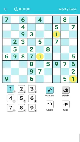 Game screenshot Sudoku 21A apk