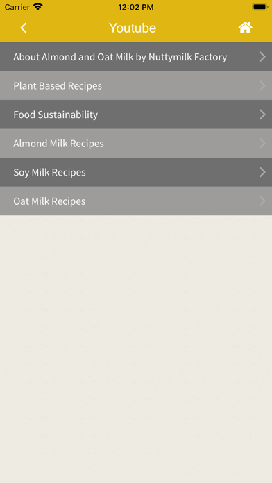 Almond and Oat Milk Delivery Screenshot