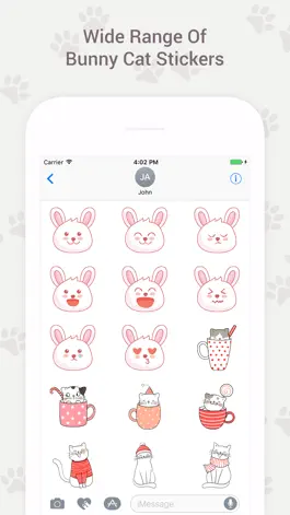 Game screenshot Bunny Cat Stickers mod apk