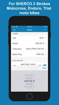 Jetting Sherco 2T Moto Bikes iphone bilder 2
