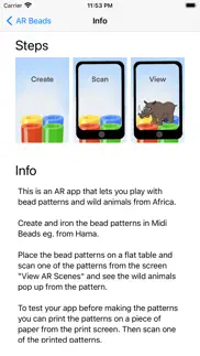 ar beads - wild animals iphone screenshot 2