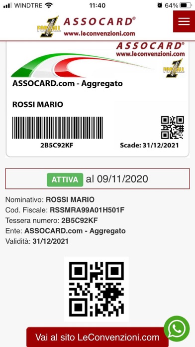 Screenshot #2 pour ASSOCARD