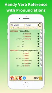How to cancel & delete verb conjugations italian 2