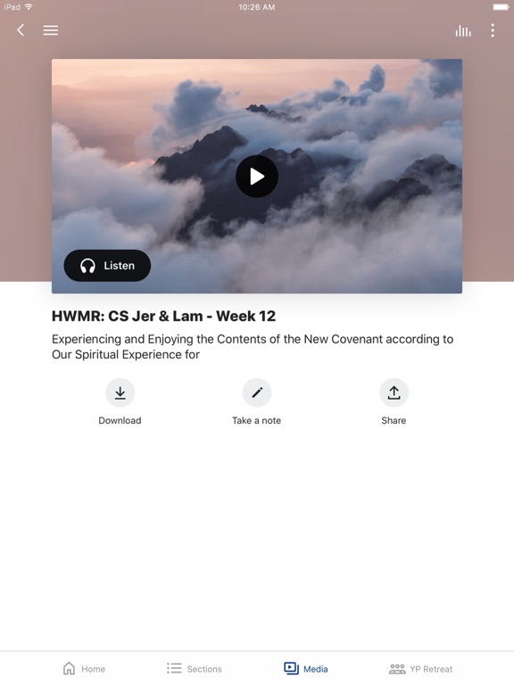 The Church in NYC iPad screenshot 3 - Education app