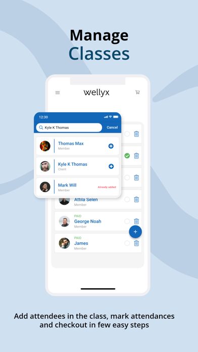 Wellyx Staff Screenshot
