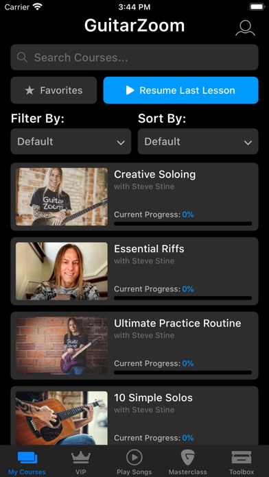 GuitarZoom Screenshot