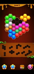 Hexa! -Block Puzzle Game- screenshot #3 for iPhone