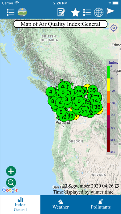 Air Quality WA Screenshot
