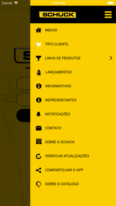 Schuck - Catálogo Screenshot