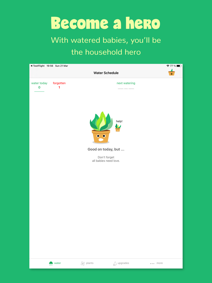 Happy Plant - No Water Thirst