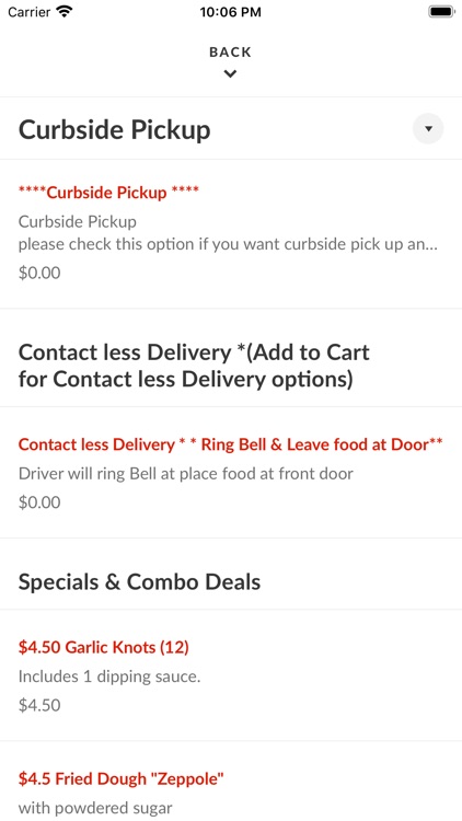 Amore Pizzeria and Cafe