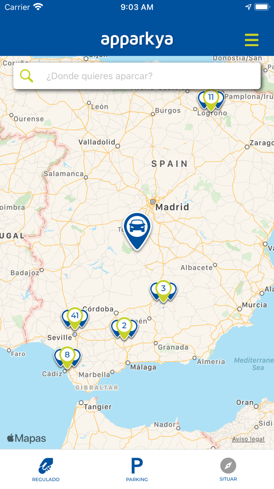 #2. Apparkya (iOS) Podle: APARCAMIENTOS URBANOS SERVICIOS Y SISTEMAS SOCIEDAD ANONIMA
