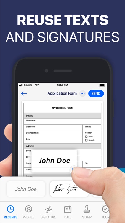 Fill PDF Editor, Signature app