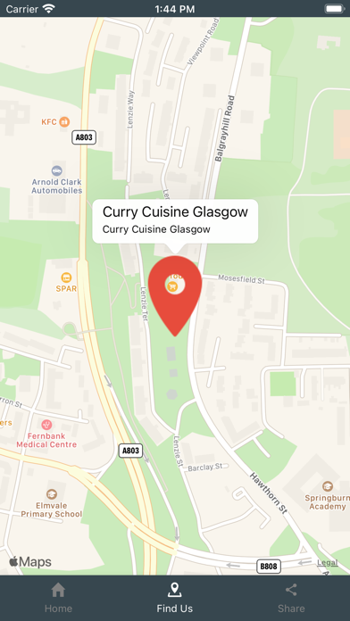 Curry Cuisine Glasgow Screenshot