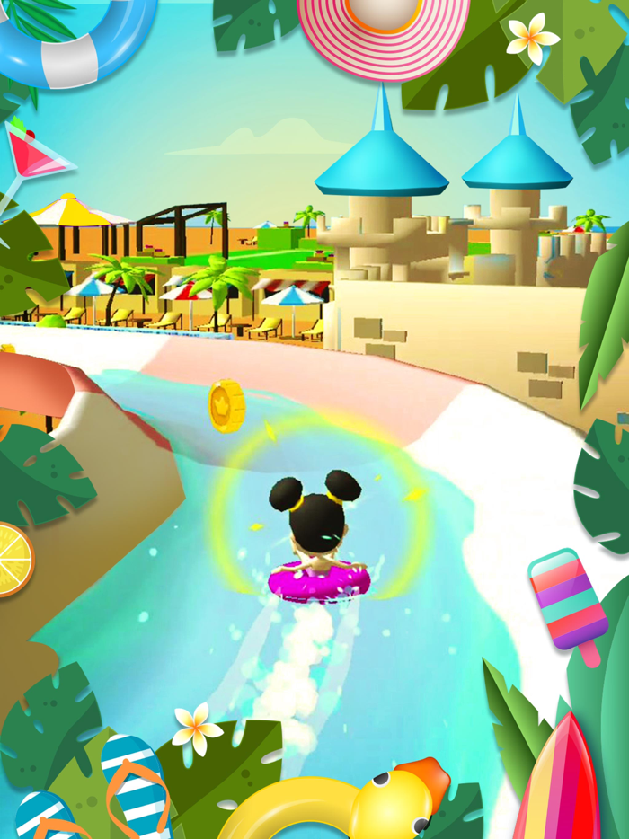 Waterpark Slide Race