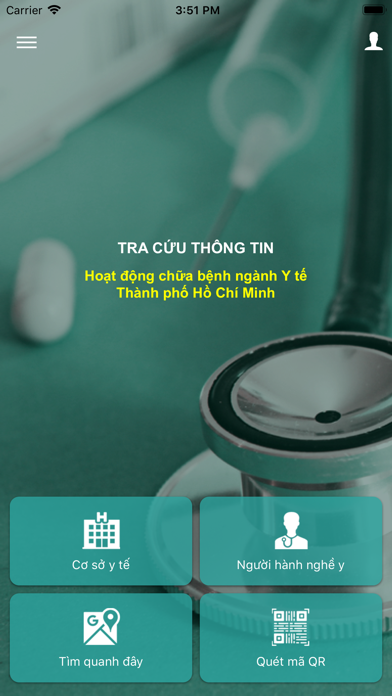 Cổng Tra Cứu Y Tế HCM Screenshot