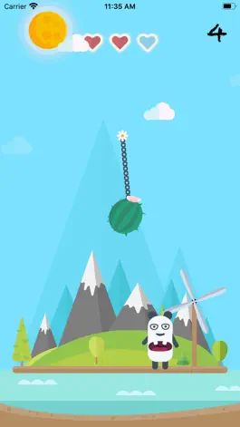 Game screenshot Panda Rope — crazy cut rope apk