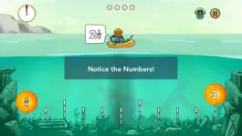 Game screenshot Pearl Diver: Number Line Math apk