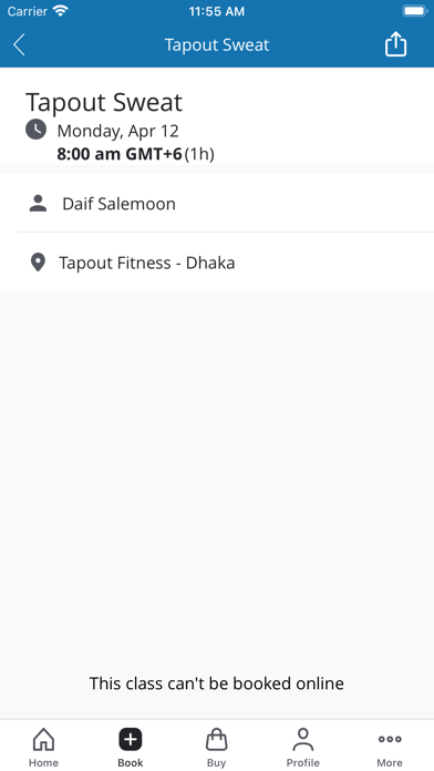 Tapout Fitness Screenshot