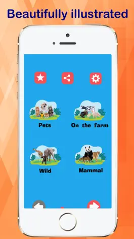 Game screenshot Baby First Words Animals Pro apk