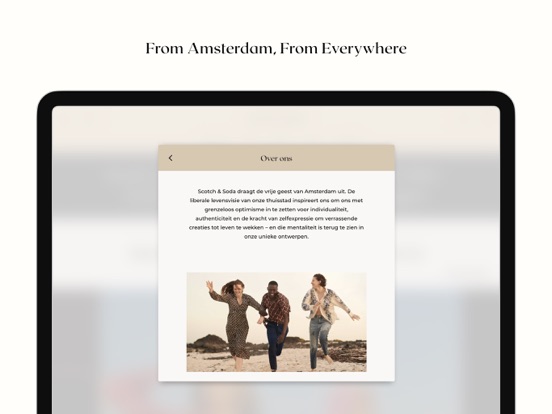 Scotch & Soda iPad app afbeelding 5