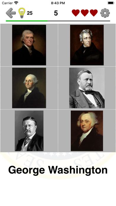 How to cancel & delete US Presidents - History Quiz from iphone & ipad 4