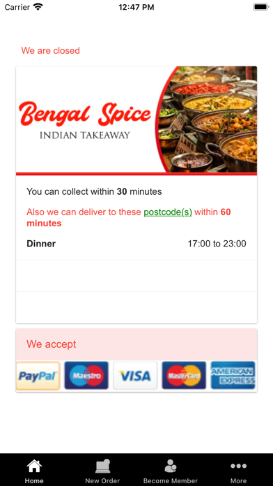 Bengal Spice - Indian Takeaway Screenshot